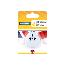 Status UK Tourist Adaptor (Euro Carded)